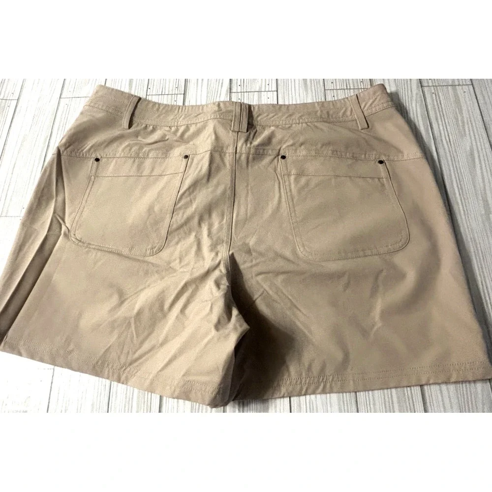 NWT Willit Women's Hiking/Cargo‎ Shorts Tan UV UPF 50+ Sun Protection Size 12